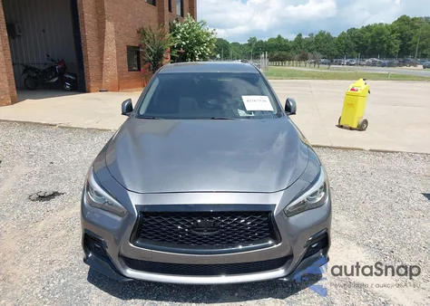 2019 Infiniti Q50 3.0T Luxe z USA, uszkodzony, nr VIN JN1EV7APXKM519048